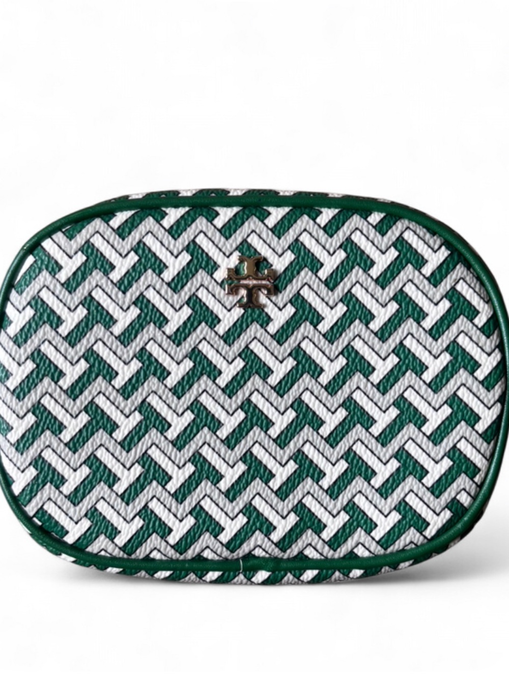 Tory Burch Chevron Cosmetic Case